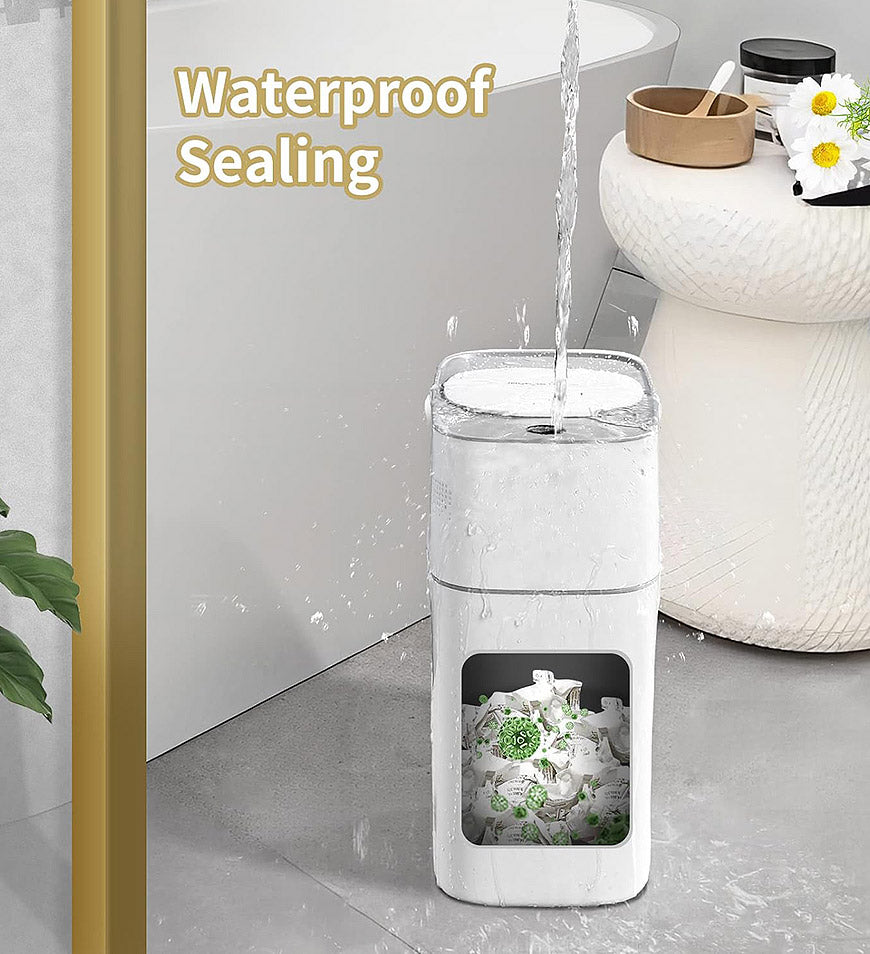 Joybos® Motion Sensor Smart Trash Can with Lid Touchless Garbage Can for Bathroom Z207