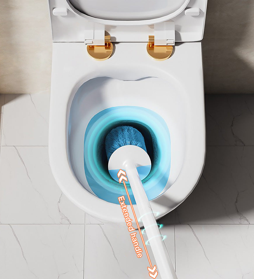 Joybos® Wall Mounted Or Standing Toilet Bowl Brush And Holder Set With Fine Bristles Z200