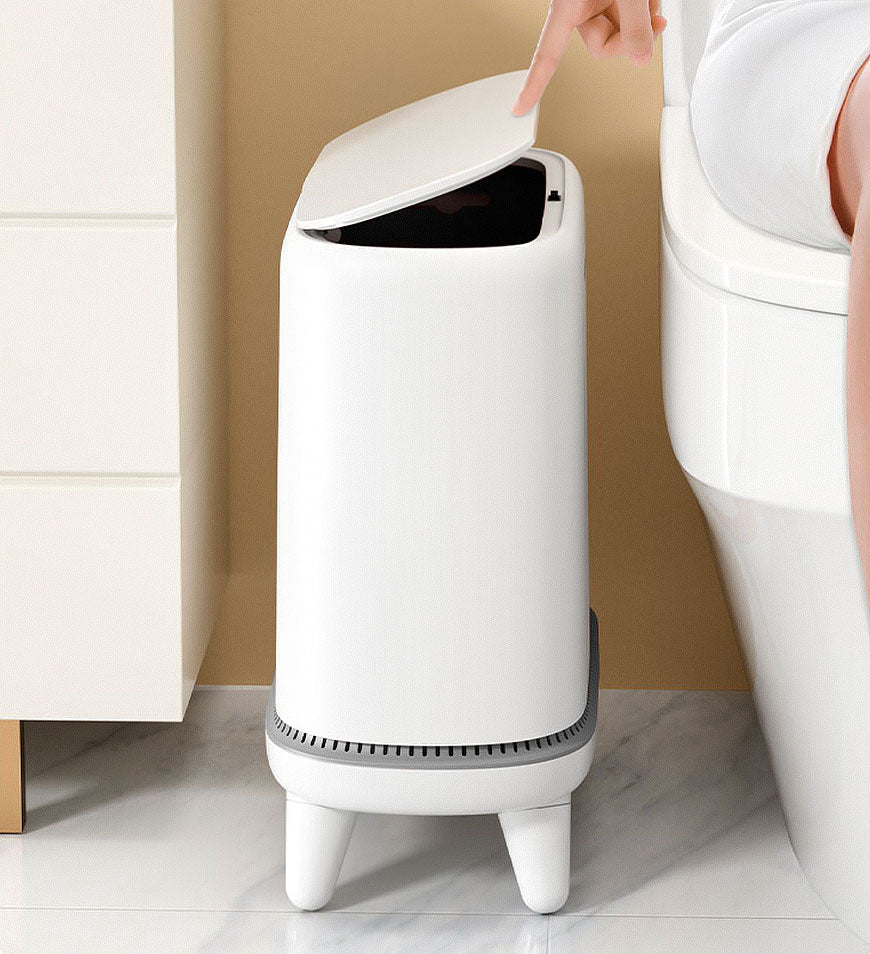 Joybos®4 Gallon Bathroom Vacuum Adsorption Trash Can with Legs Z204