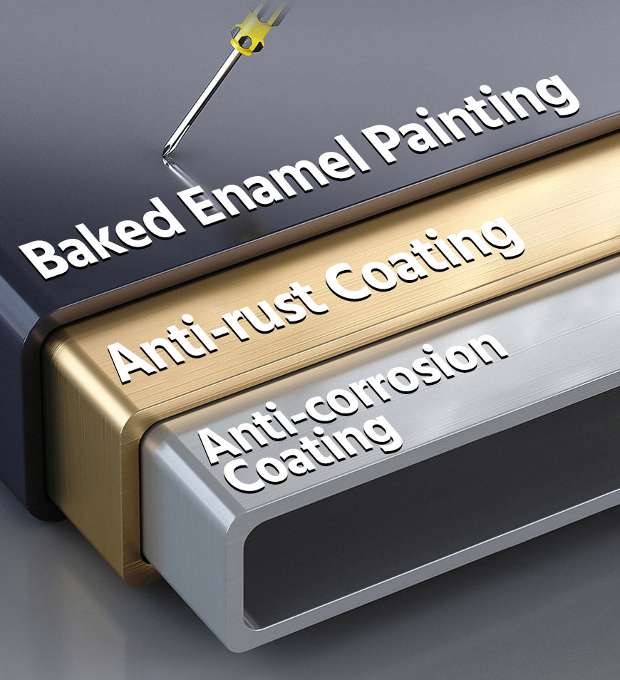 Joybos® 3Tier Metal Freestanding Sideboard Storage Cabinet With Door F97