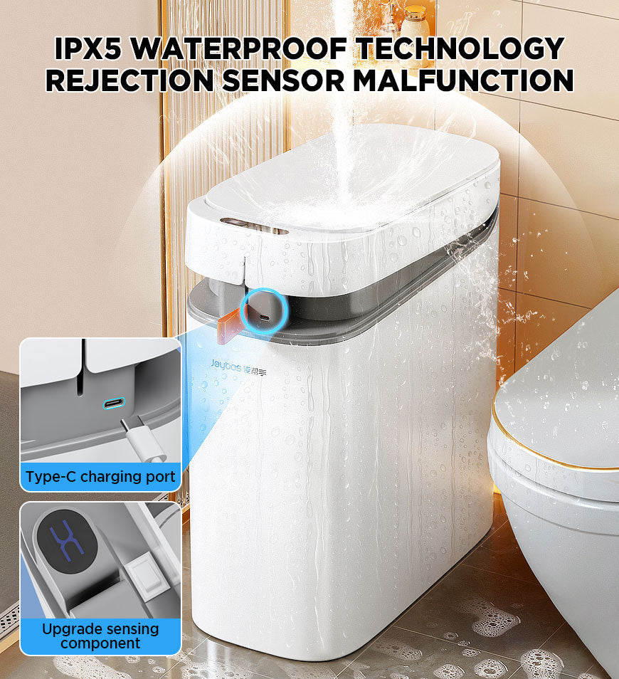 Joybos® Smart Touchless Trash Can With Automatic Adsorption Bagging Z35