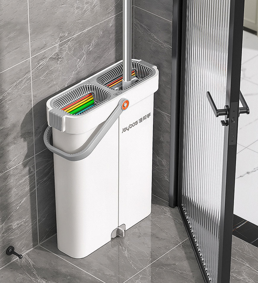 Joybos®Flat Floor Mop and Bucket Set with Aluminum Handle