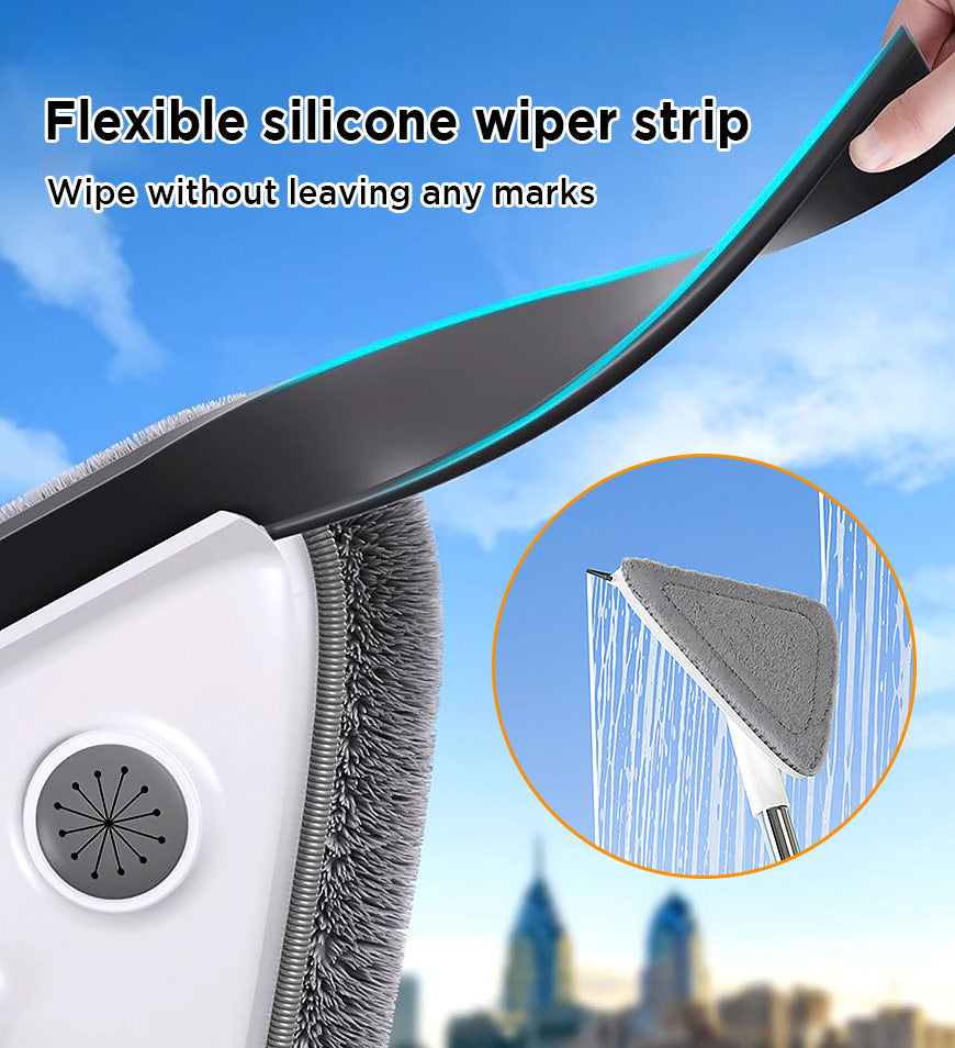 Joybos® Long Handled Wall Cleaner with Microfiber and Chenille Pad Z138