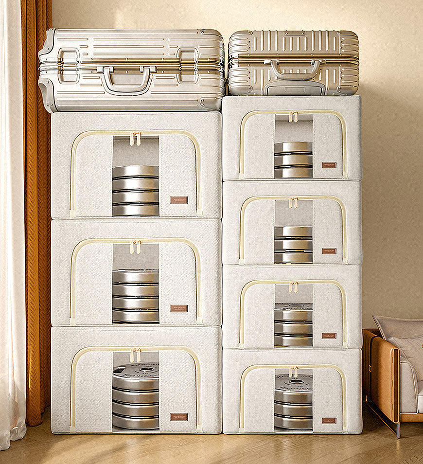 Joybos® Cotton Foldable Clothes Storage Box