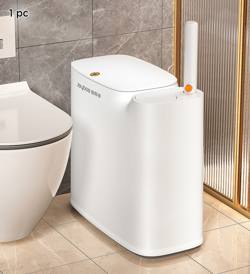 Joybos® 2 In 1 Slim Bathroom Trash Can With Toilet Brush Z32