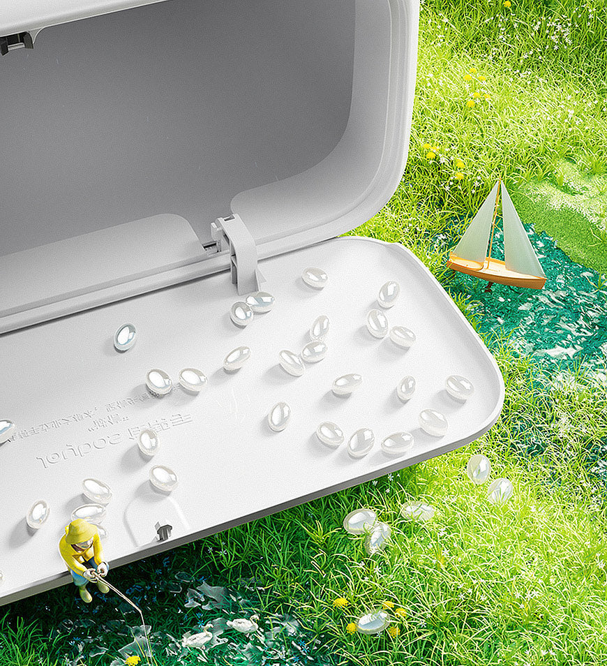 Joybos® Narrow Bathroom Trash Can with Lid Z39