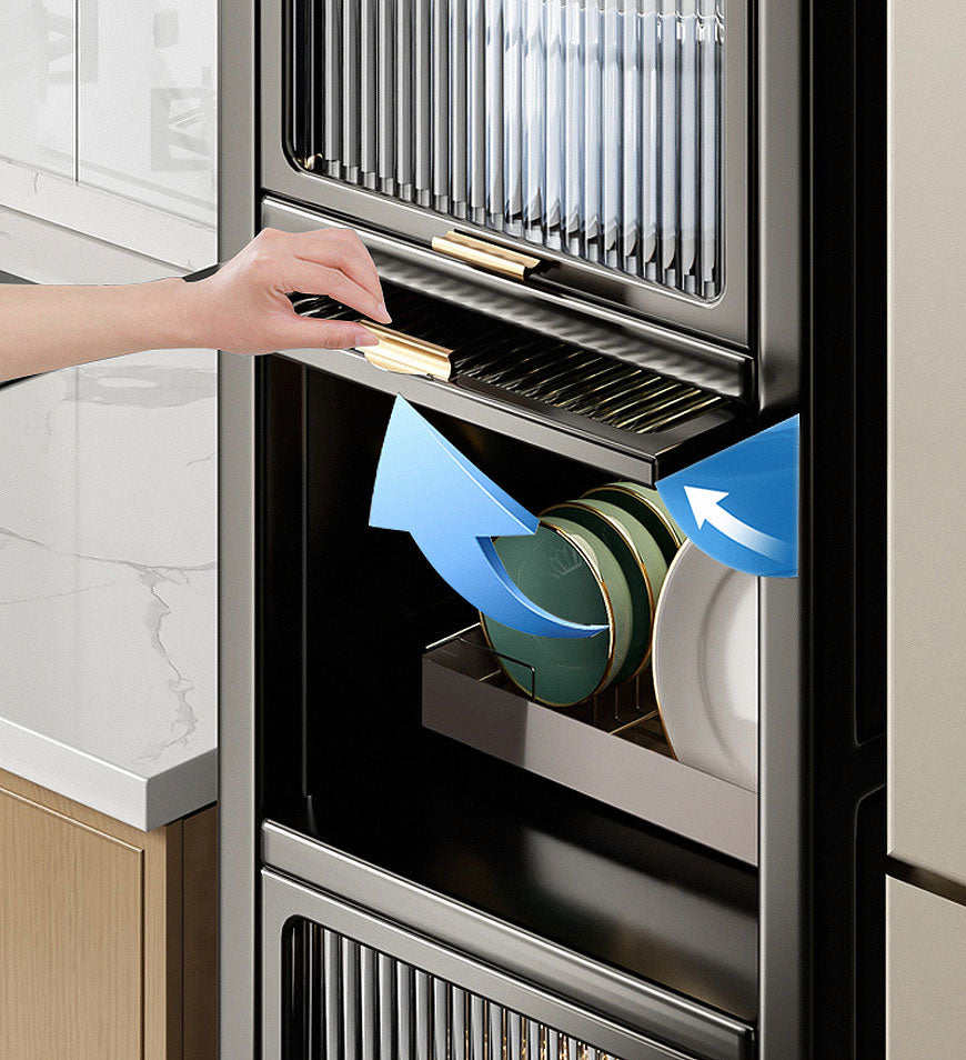 Joybos® 6 Tiers Upgrade Narrow Multifunction Metal Kitchen Storage Cabinet F217