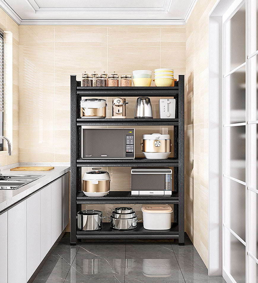 Joybos® 5-Layer Heavy-duty Metal Shelves Black F34