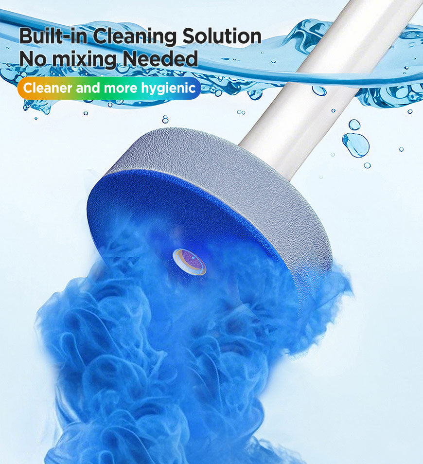 Joybos® Rainbow Toilet Brush Refills, 7 Colors Disposable Toilet Cleaning Heads Z210