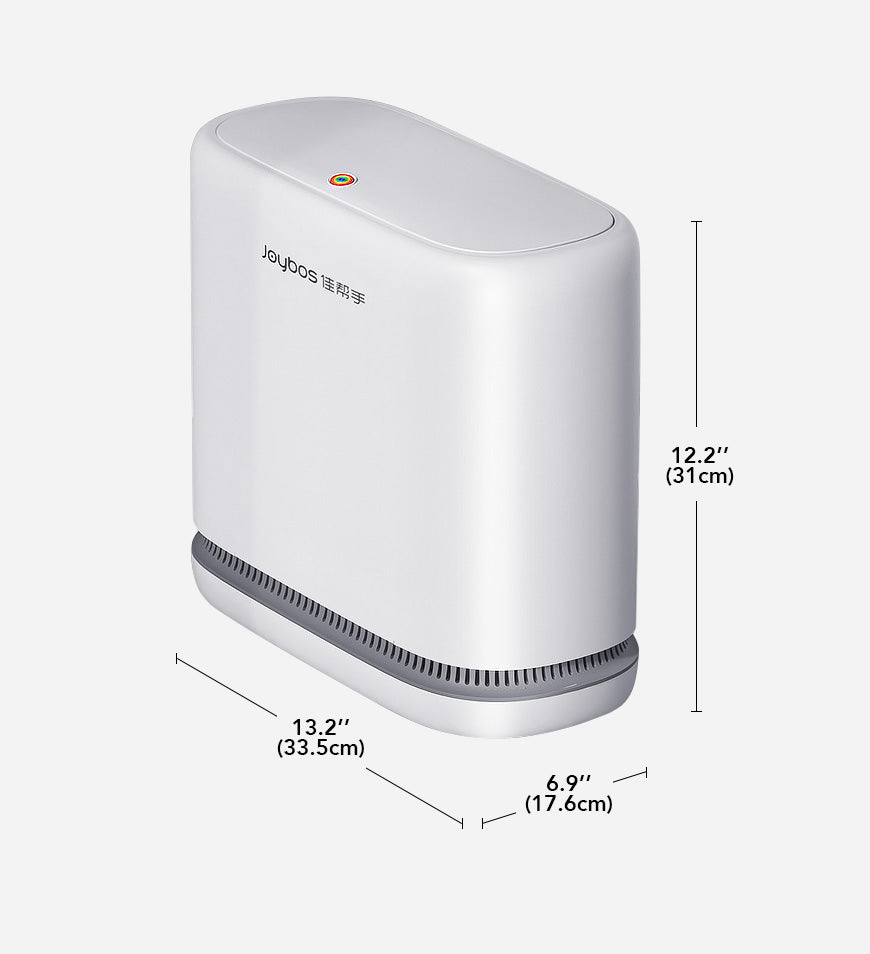 Joybos® 3.3Gal Bathroom Slim Press Top Lid Trash Can Z29