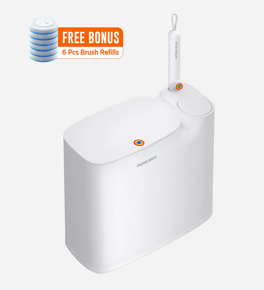 Joybos® 2 In 1 Slim Bathroom Trash Can With Toilet Brush Z32
