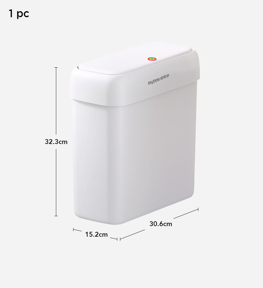 Joybos® Narrow Bathroom Trash Can with Lid Z39