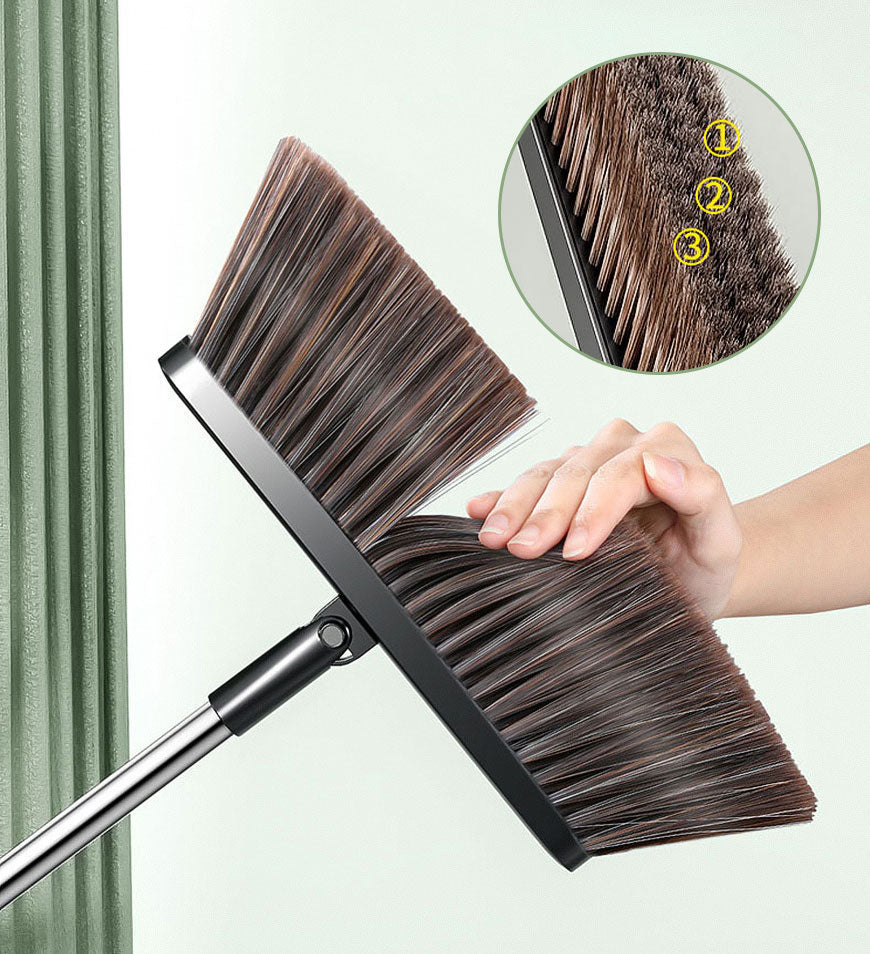 Joybos® Upgrade Broom And Dustpan Set With Dustpan Teeth Z177