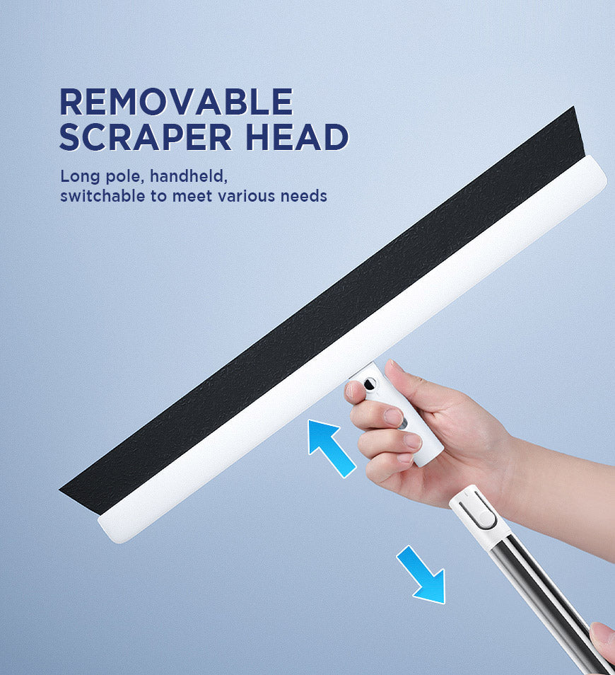 Joybos® Magic Broom for Interior Cleaning with Long Handle and Squeegee Z135