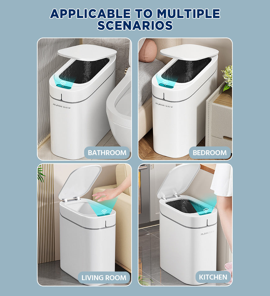 Joybos® Smart Touchless Trash Can With Automatic Adsorption Bagging Z35