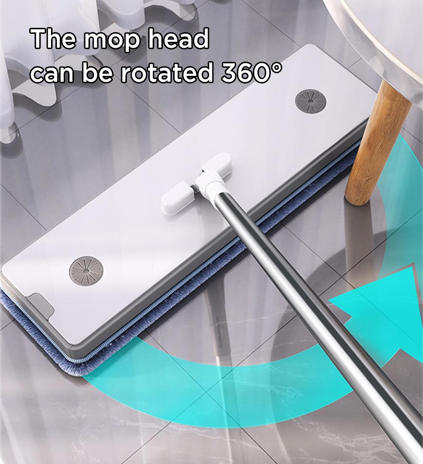 Joybos® Home Cleaning Flat Floor Mop and Bucket with Wringer Set