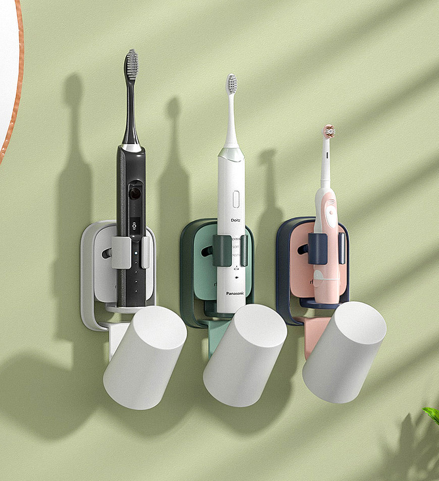 Joybos® Wall-Mount Electric Toothbrush Holder