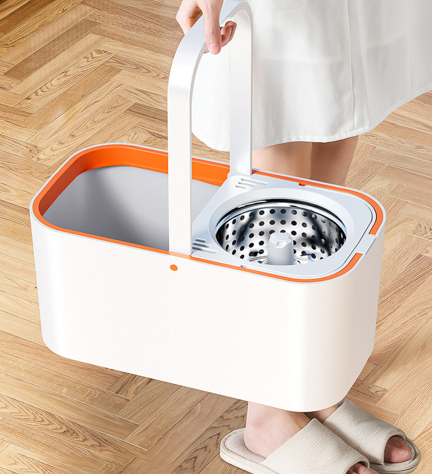 Joybos® 360 Spinning Mop Bucket Floor Cleaning System with 6 Refills