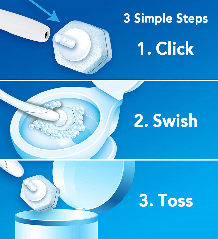 Joybos® ToiletWand Disposable Toilet Cleaning System